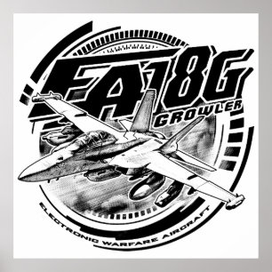 EA-18G Growler Poster Poster