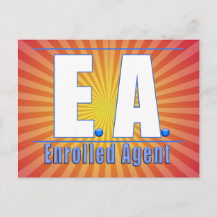 EA LOGO1 ENROLLED AGENT POSTCARD