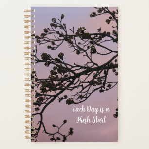Each Day is a Fresh Start Sunset Photo  Planner