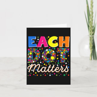 Each Dot S Polka Dot Lover Happy Dot Day Kids Girl Card