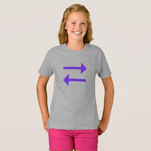 Each for Equal Pose Arrows Symbol Women's Day T-Shirt
