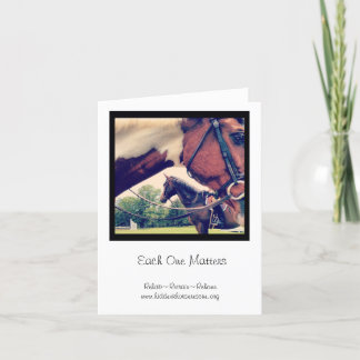 Each One Matters notecards