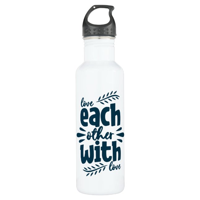 Each Other With Love 710 Ml Water Bottle (Front)