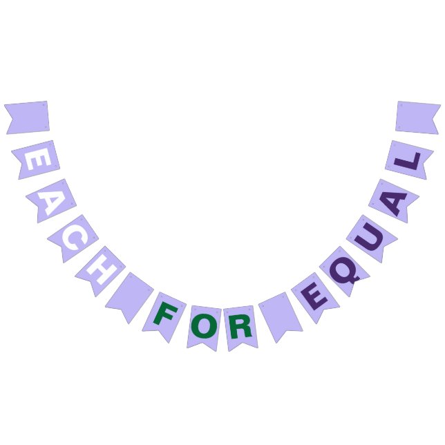 EachforEqual Hashtag International Women's Day Bunting Flags (All)