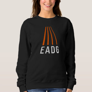 EADG 4 String Bass Guitar Player Bassist Perspecti Sweatshirt