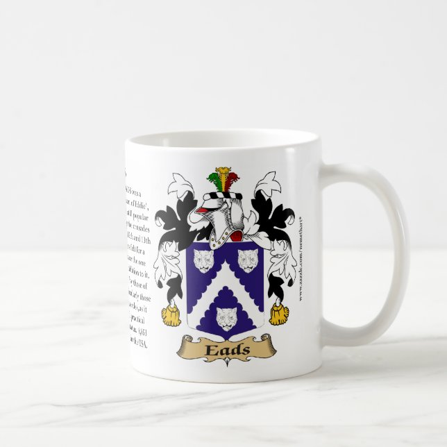 Eads, the Origin, the Meaning and the Crest Coffee Mug (Right)