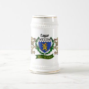 Eagar Irish Shield Personalized Beer Stein