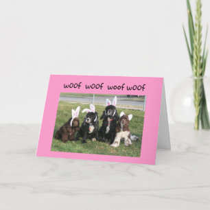 EAGER EASTER WISHES HOLIDAY CARD