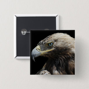 Eagle 2 Inch Square Button