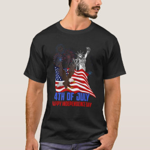 Eagle American Flag Happy Independence Day 4th Of T-Shirt