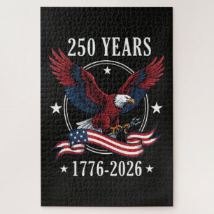 Eagle And Flag 250 Years 1776-2026 250th Jigsaw Puzzle