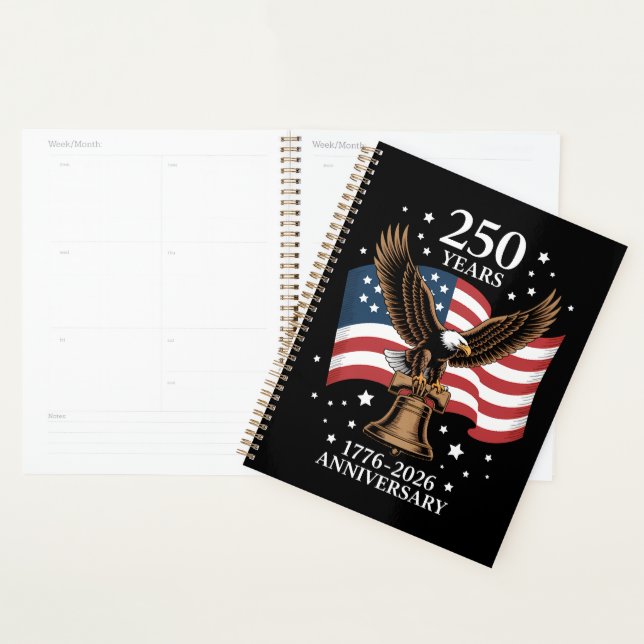 Eagle and Flag 250 Years of America 1776-2026 (Devant avec enveloppe)