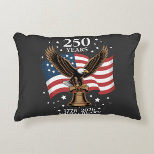 Eagle and Flag 250 Years of America 1776-2026 Accent Pillow