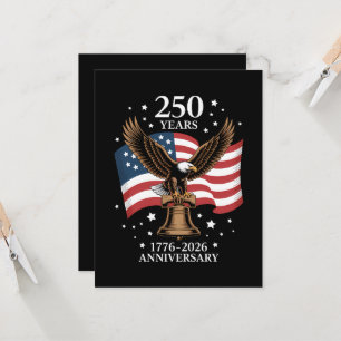 Eagle and Flag 250 Years of America 1776-2026 Invitation