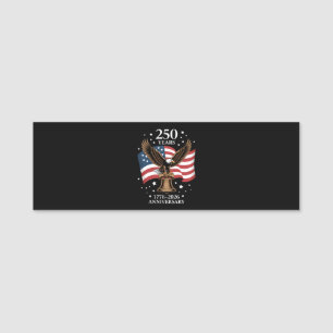 Eagle and Flag 250 Years of America 1776-2026 Name Tag