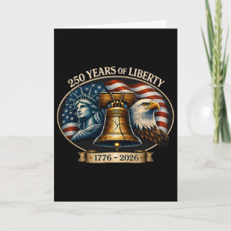 Eagle And Flag 250 Years Of Liberty 1776-2026 250t Card