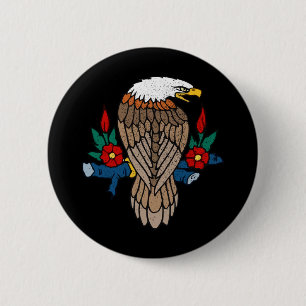 Eagle Art 2 Inch Round Button