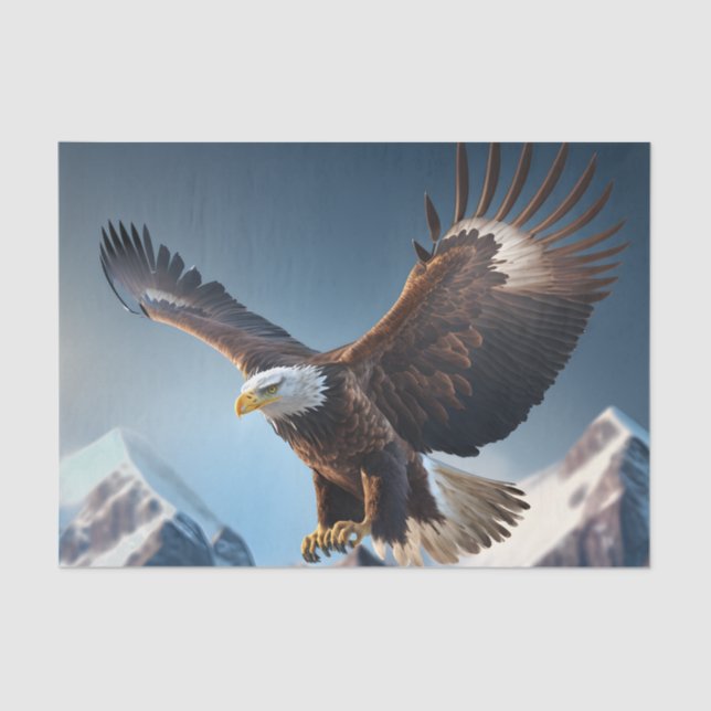 Eagle Artwork Decoupage Tissue Paper (Front)