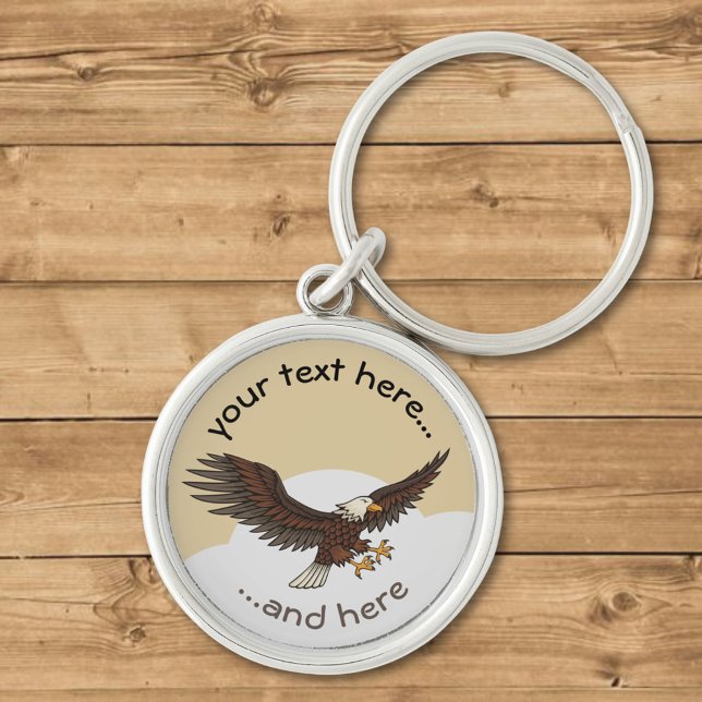 Eagle Attacking Keychain (Creator Uploaded)