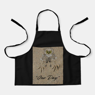Eagle Baby & Footprints in the Sand "One Day" Apron