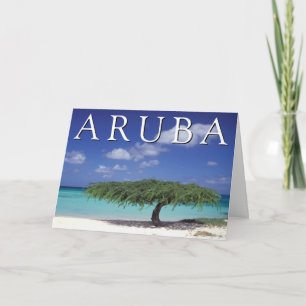 Eagle Beach   Caribbean, Aruba Thank You Card