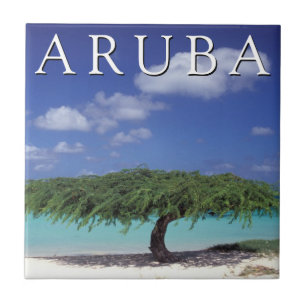 Eagle Beach   Caribbean, Aruba Tile