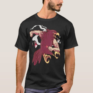 Eagle Bird of Prey White Head Sea Eagle Hawk Habic T-Shirt