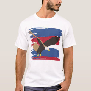 Eagle Bird USA Patriotic American Flag  T-Shirt