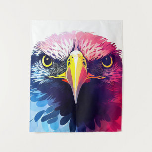 Eagle Bird Wild Nature Animal Color Art Painting Tapestry