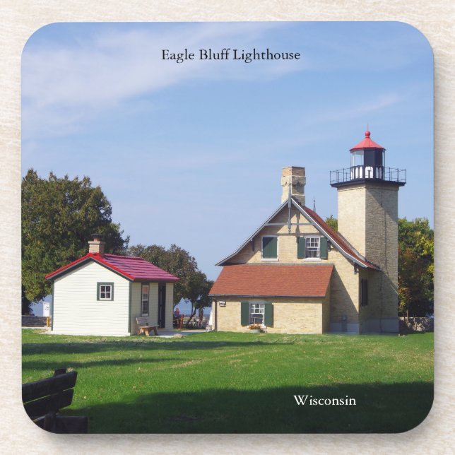 Eagle Bluff Lighthouse 2025 coaster (Front)