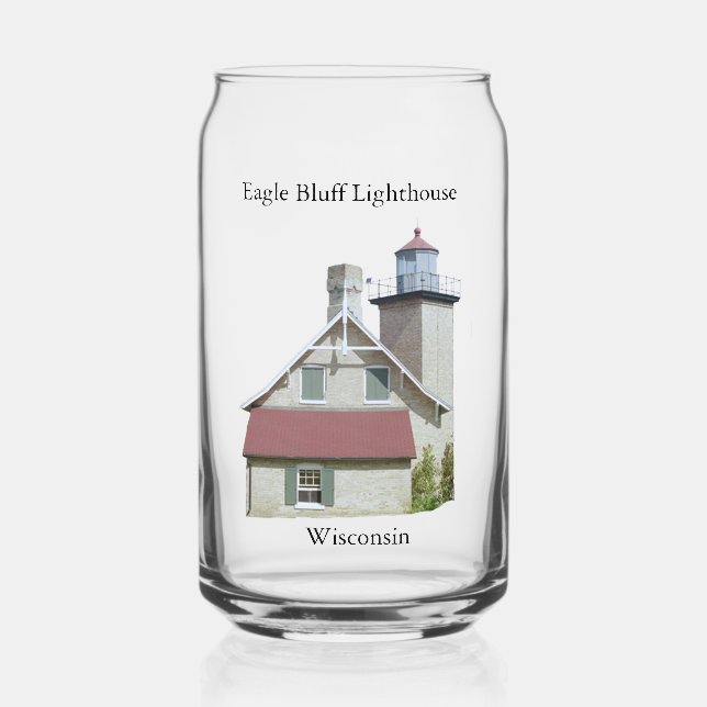 Eagle Bluff Lighthouse can glass (Front)