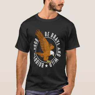 Eagle Brave Ornithologist Falconry Falcon Hawks Bi T-Shirt