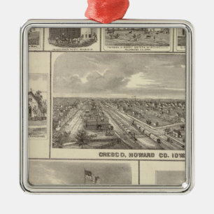 Eagle Brewery, Cedar Rapids Metal Ornament