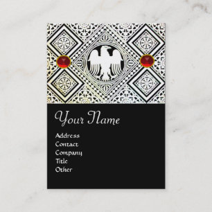 EAGLE , bright RED RUBY Business Card