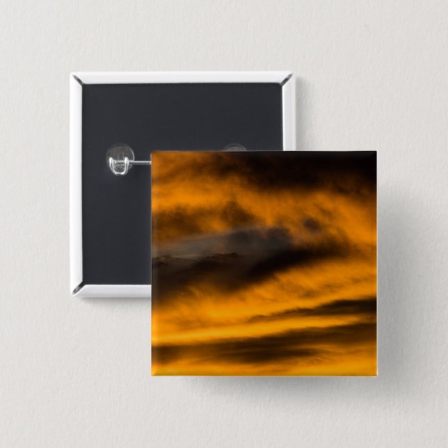 eagle burnout 2 inch square button (Front & Back)