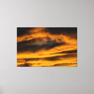 eagle burnout canvas print