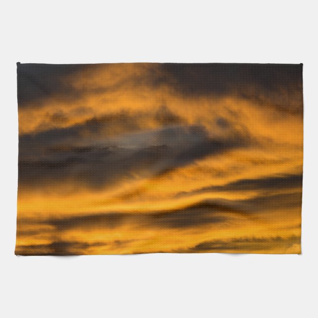 eagle burnout kitchen towel (Horizontal)