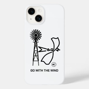Eagle by Elfabetz - Go with the Wind Case-Mate iPhone 14 Case