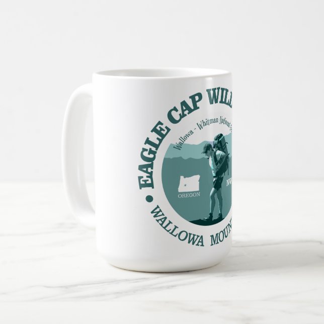 Eagle Cap Wilderness (T) Coffee Mug (Front Left)