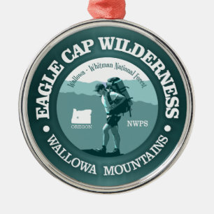 Eagle Cap Wilderness (T) Metal Ornament