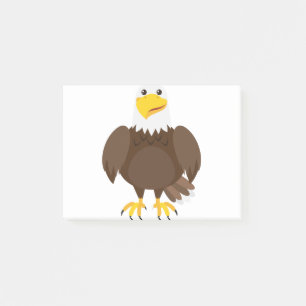 Eagle cartoon post-it notes