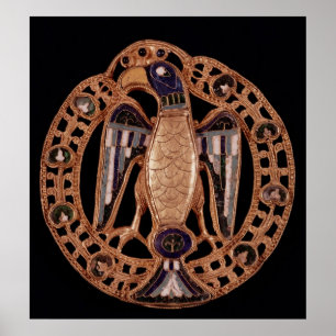 Eagle clasp from Gisela, Wife of Emperor Conrad Poster