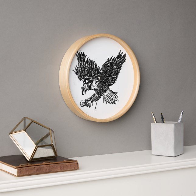 Eagle clock face (Office)