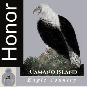 Eagle Country, Personalize City Text  Hoodie