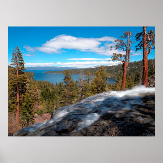 Eagle Creek Falls, South Lake Tahoe Poster (Front)