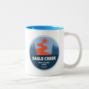 Eagle Creek Wild And Scenic River Two-Tone Coffee Mug