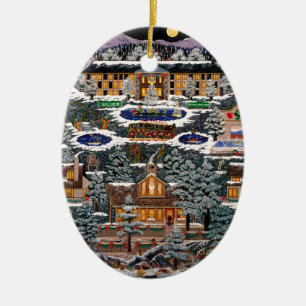 Eagle Crest Resort Ceramic Ornament