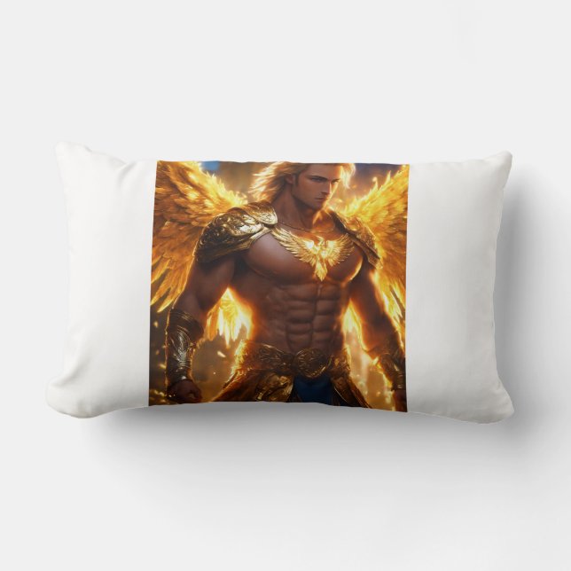 Eagle design lumbar pillow (Front)