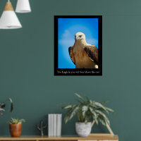 Eagle Design Motivational Inspirational Poster