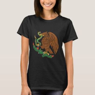 Eagle Emblem Mexico Mexican Flag Cinco De Mayo Mex T-Shirt